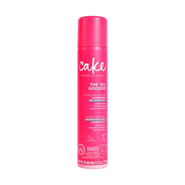 Cake Beauty Champú seco voluminizador The Do Gooder - Absorbe la grasa Añade volumen Refresca el cabello - Sin residuos - Con maicena - Para todo tipo de cabello - 120 g