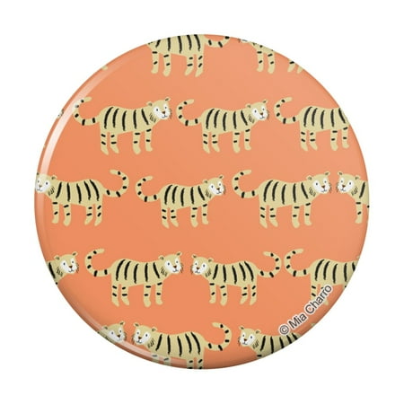 

Happy Tigers Kitchen Refrigerator Locker Button Magnet