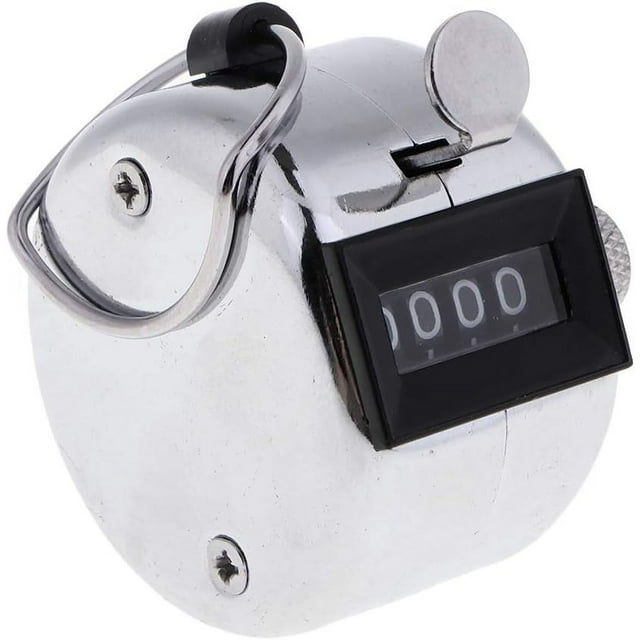 Compteur Mécanique Sans Batterie Requis, Acier Inoxydable 4 Chiffres, Durable et Portable avec Bouton de Réinitialisation pour Applications Larges, Service Personnalisable Disponible