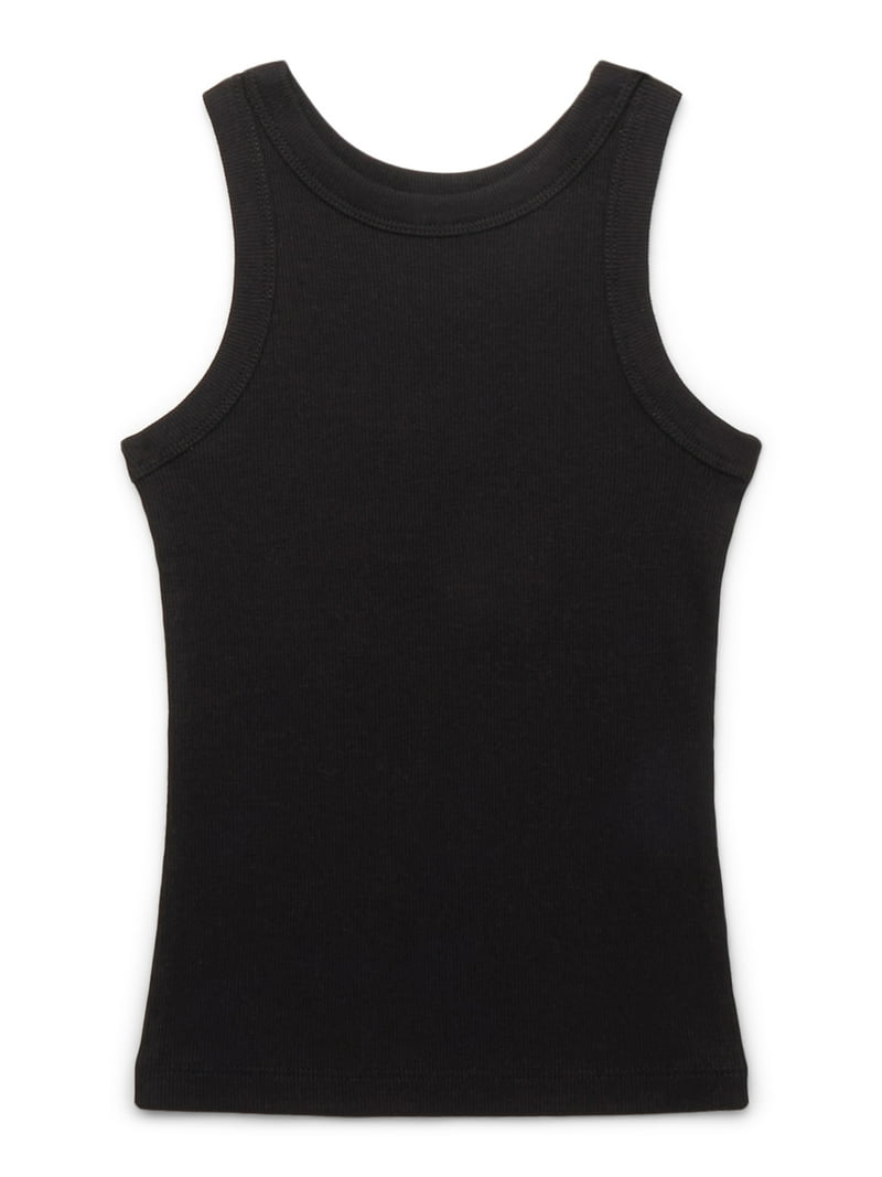 Wonder Nation Girls Kid Tough Ribbed Tank Top 6-Pack Sizes 4