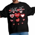 thumbnail image 4 of Camisetas para hombre, camisetas casuales de manga corta con diseño de corazón y rama de árbol, camisetas gráficas para hombre, 4 of 8