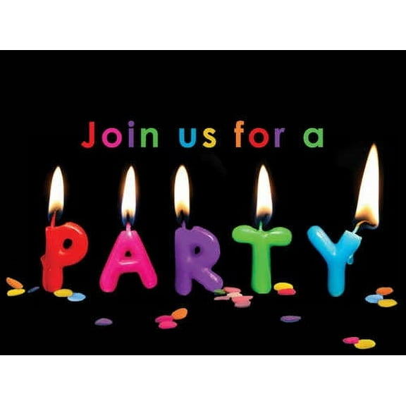 Get Lit Birthday Party Invitations