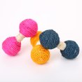 thumbnail image 3 of Dumbbells Cat Toy Creative Interactive Cat Sisal Toy Pet Chew Toy for Kitten, 3 of 10