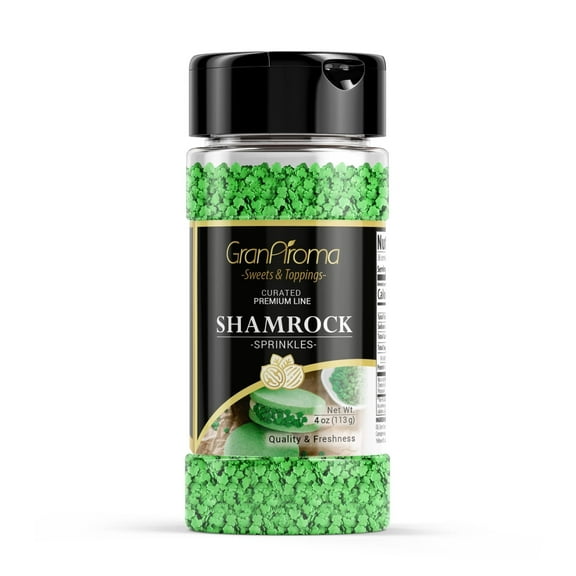 GranAroma Shamrock Sprinkles, Decorative, St. Patrick's Day, Fun Shapes