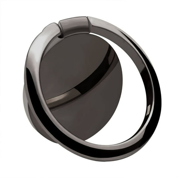 Metal Cell Phone Ring Holder Finger Ring Stand, 360 Degree Rotation Ring Kickstand Grip Holder for Magnetic Car Mount, Gold