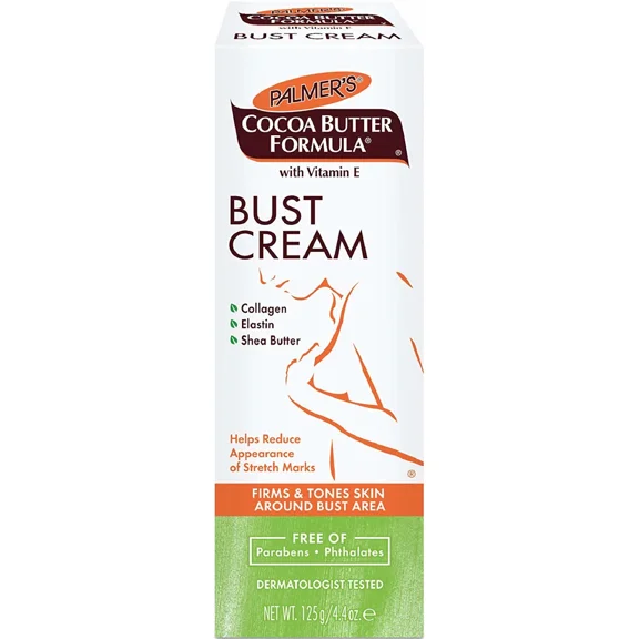 Palmers Cocoa Butter Formula Bust Cream With Vitamin E 4.4 Ounces Each