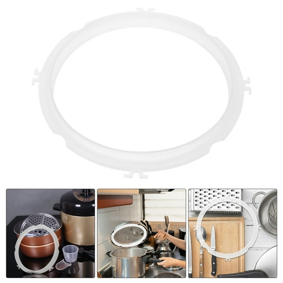 CRAFTHROU Pressure Cooker Sealing Ring Thickened Design 8.1In Inner Diameter for Easy Cleaning and Sealing 1Pcs