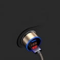 thumbnail image 2 of DALX Car Charger 5V 3.1A Quick Charge Dual USB Port LED Display Voltmeter Phone Charging Adapter, 2 of 3
