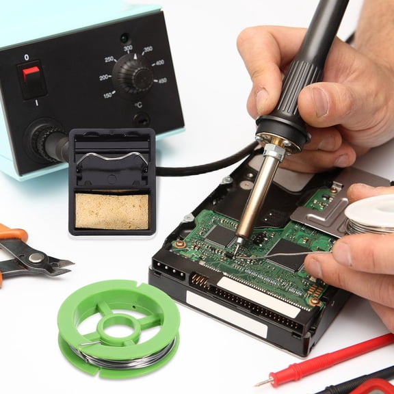 LOLIPPYY USB Powered Cordless White Soldering Iron Set, Low Voltage Welding Tool for Electronics and Projects