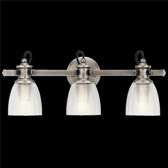 Kichler 45873CLP 9.50 in. Flagship Collection Bath 3 Light, Classic Pewter