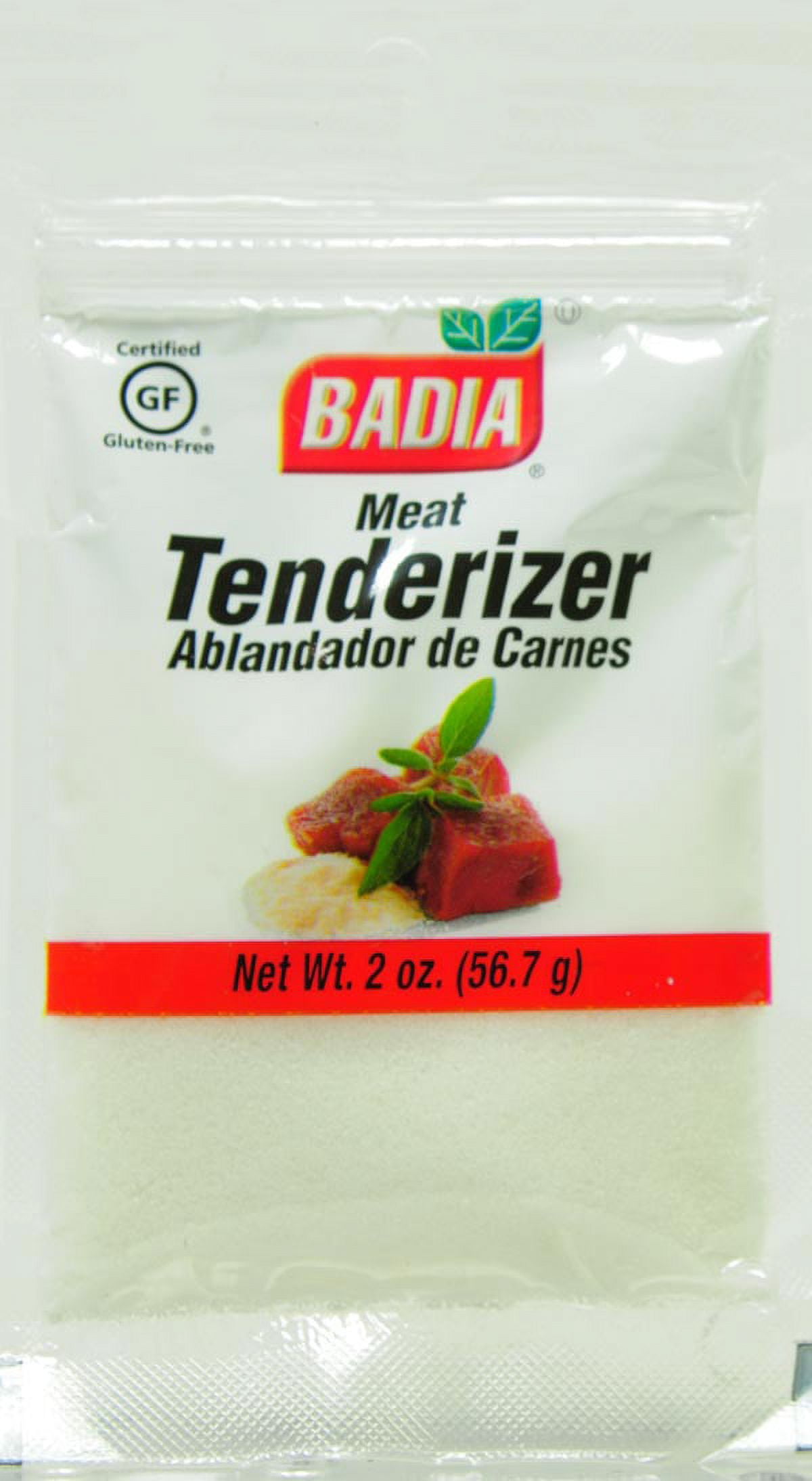 Badia Meat Tenderizer, Spices & Seasoning, 2 oz Bag