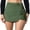 Green, variant on Women's Denim Skort High Waisted Wrap Lace-Up Mini Jean Skort for Trendy Green 32