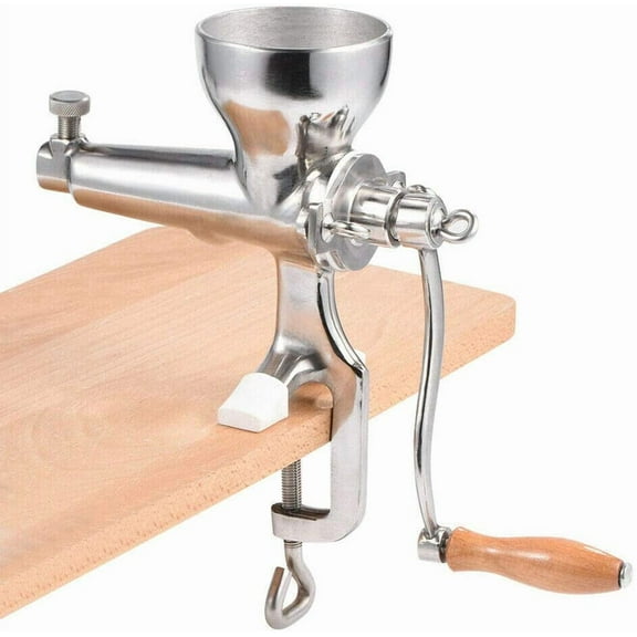 Stainless Steel Manual Press Juicer, Hand Crank, Table Clamp Juicing Extractor, Juice Yield Squeezer for Wheatgrass, Fruits, Wheat Grass, Vegetables