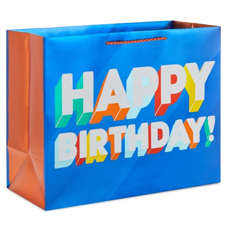 Hallmark Large Horizontal Gift Bag, 8.25 x 14.75 x 10.47 Inches, Paper, Multicolor