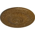 thumbnail image 3 of Ekena Millwork 20 1/4"OD x 1 1/2"P Lunel Ceiling Medallion (Fits Canopies up to 3 3/4"), Hand-Painted Smokey Topaz Crackle, 3 of 6