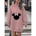 thumbnail image 1 of Sudadera con capucha de Minnie para mujer, vestido suelto de Disney, suéter estampado de moda informal, sudadera con capucha, suéter de moda para mujer, 1 of 4