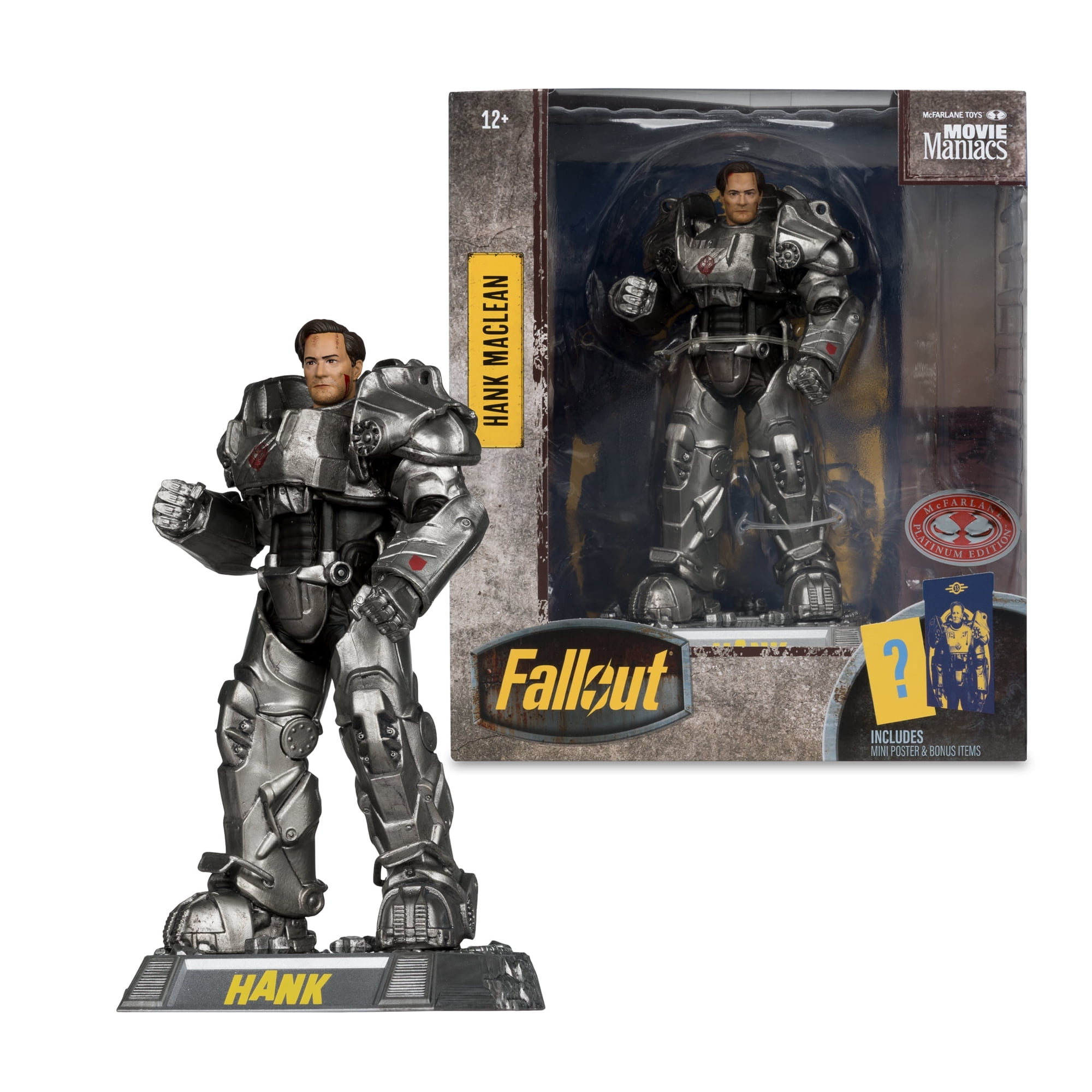Hank Maclean (Fallout: Season 2) 6" Posed Figure Red Platinum Edition - McFarlane Toys