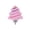 Pink, variant on Bird Perch Stand, Pine Shaped Plastic Parrot Nail Grinding Platform, Firm Screw Mount Anti Slip Cage Rest Pedicure Station for Small Medium Parrots Pink