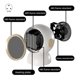 thumbnail image 4 of Mini Heater Fast Heating Room Heater Portable Desktop Heater Winter Home Office Warmer Machine White -Plug, 4 of 5