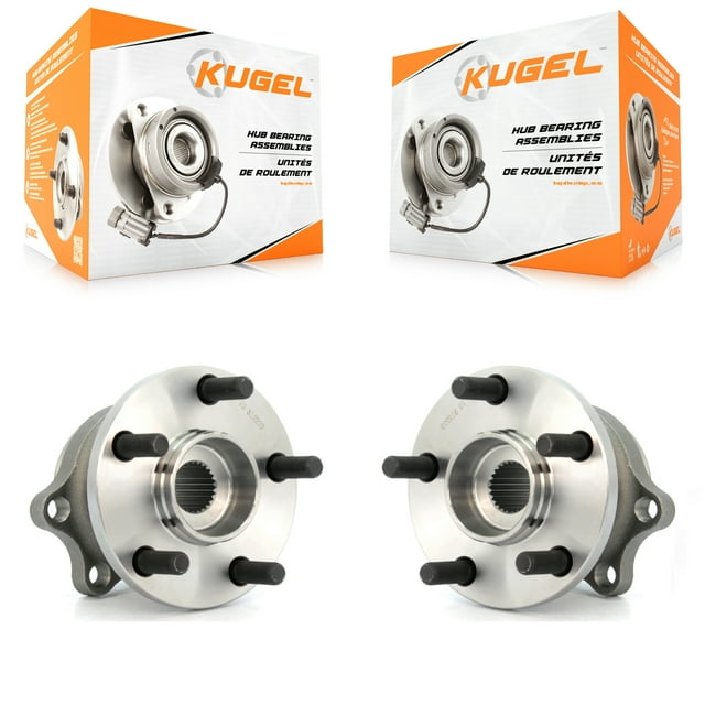 Kugel Rear Wheel Bearing and Hub Assembly Pair for Car 2005-2009 Subaru Outback Legacy - Left Right Side (Driver Passenger) K70-100640