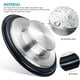 thumbnail image 3 of 2PCS Kitchen Sink Stopper - Stainless Steel, Large Wide Rim 3.35" Diameter, 3 of 5