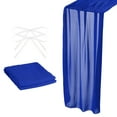 thumbnail image 1 of Camino de Mesa de Gasa Unique Bargains 28 x 120 Pulgadas Color Azul para Bodas y Fiestas, 1 of 6