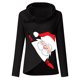 thumbnail image 4 of Blusa de manga larga con cuello alto y botones con estampado navideño para mujer Fridja  FKASFK148, 4 of 4