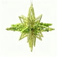 thumbnail image 2 of YOHAVEN Christmas Explosion Star Ornament Green 5" Hanging Decoration for Tree, Holiday Scene, Party, Gifts, Garland, Indoor Outdoor Christmas Decorations, Festive Tree Accessories, Xmas Decor, 2 of 3