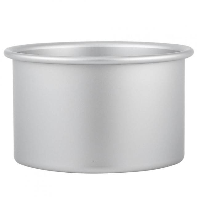 Molde redondo de aleación de aluminio para hornear pasteles con fondo extraíble, herramienta de cocina DIY