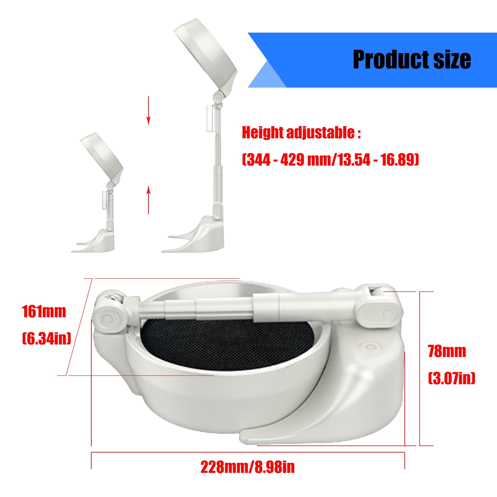 Portable Desktop Ranges Hood Exhaust Fan for Indoor BBQ and Kitchen Easy Cleaning Extractor Hood with Low Noise