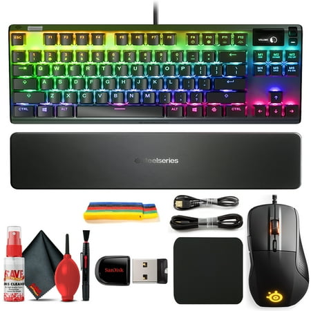 SteelSeries Apex Pro TKL Mechanical Gaming Keyboard + Rival 710 Gaming Mouse