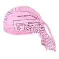 thumbnail image 6 of QccHieUs Men Womens Skull Caps Hair Loss Chemo Hat Pirate Head Scarf Bandana light sleep Pink, 6 of 6