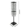 thumbnail image 5 of Rotating Brochure Display Stand, Mesh Magazine Holder Stand Black Wire Rotating Display Rack with 36 Pocket Magazine Book Storage for Offices Organizer, Trade Show Exhibitions or R, 5 of 7