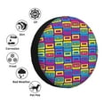 thumbnail image 4 of Naloa Cassette Tapes PVC Leather Spare Tire Wheel Cover for Car Truck SUV Camper Trailer Universal Fit many size14 inch, 4 of 6