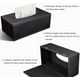 thumbnail image 4 of ZAGRENAO Funda rectangular para caja de pañuelos de piel sintética para Kleenex, servilleta, funda de caja de pañuelos rectangular, soporte de pañuelos para baño, coche, hogar, decoración, MX925-0140, 4 of 6