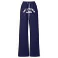 thumbnail image 4 of Gunia Sweatpants For Girls Baggy Letter Print Casual Wide Leg Pants Loose Fit Comfortable Trousers Youth Children Fashion Athletic Pants With Pockets 4-16 Years, 4 of 4