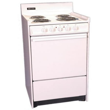 Brown - WEM610 - 24 Inch - Electric Range - Prop Rod - 2 Racks - Storage - White