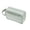 06# (Mint Green), variant on Pencil Pouch Pen Case Stationery Bag with Clear Insert for Teens College Students (White)