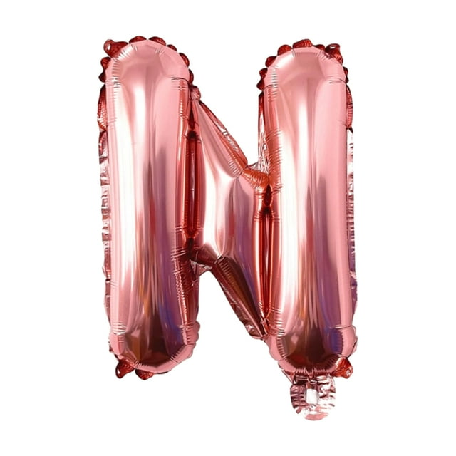 Inteprter 1 Uds. Conjunto de globos de corazón decoraciones de globos de corazón globos de amor de 16 pulgadas globos en forma de corazón para Kits de decoración para fiestas Oro rosa N. 16 pulgadas