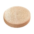 thumbnail image 4 of Cojín de asiento de tatami hecho a mano, tapete de piso de tatami tejido, accesorios de meditación, 10cmx30cm Sharpla  Cojín del asiento, 4 of 8