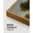 thumbnail image 5 of Drsoum Vintage Coastal Landscape Wall Art 11x14in Natural Framed Classic Retro Seaside Prints Rustic Farmhouse Decorations for Living Room Bedroom, 5 of 6