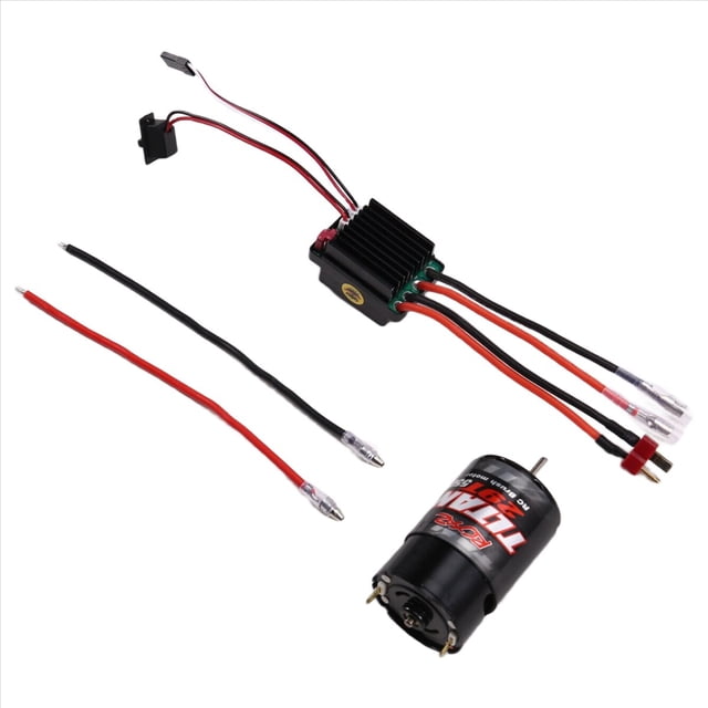 550 Brushed Motor Waterproof ESC 320A Speed Control Combination Set for 1/10 RC Car Crawler Axial SCX10 29T
