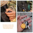 thumbnail image 5 of Tool Key Ring Belt Holder Heavy Duty Chain for Keychain Accessories Concise Loop Alloy 12 Pcs, 5 of 6