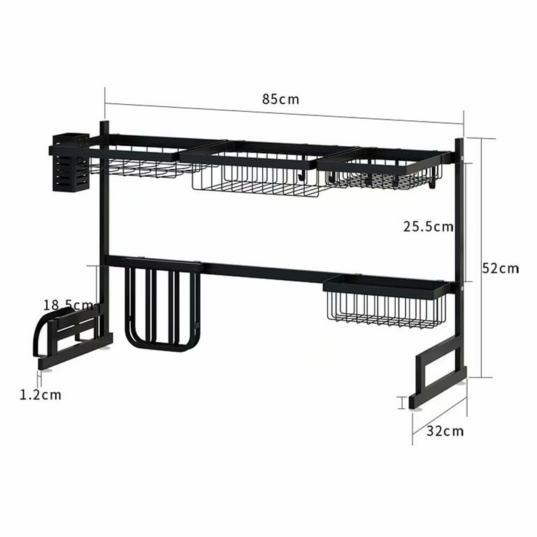 Shimomura Drainer Rack Wide Vertical (with A Chopstick Rest) 35370