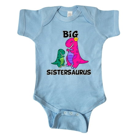

Inktastic Big Sistersaurus Gift Baby Girl Bodysuit