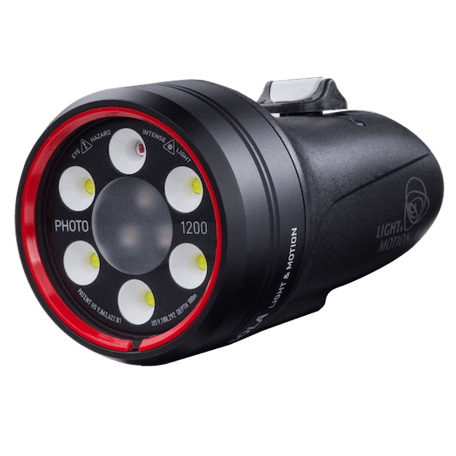 Light and Motion SOLA Photo 1200 (US) Dive Light Red