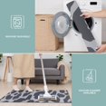 thumbnail image 6 of White and Black Of Leopard Print Kitchen Rugs Sets Of 3,Kitchen Runner Rugs Non Skid Washable,Decorative Kitchen Floor Mats for Kitchen,Sink,Laundry,17"x30"+ 17"x47" + 17"x59", 6 of 6
