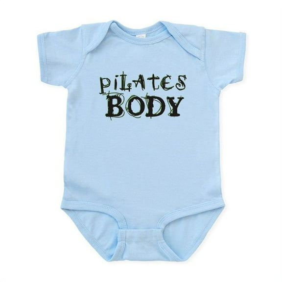 CafePress - Pilates Body Infant Bodysuit - Baby Light Bodysuit, Size Newborn - 24 Months