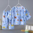 thumbnail image 2 of KPOPLK Boys Pajamas Pants Long Sleeve Top 2 Piece Set Kids Sleepwear PJs Soft Loungewear for Boys 3Months-5Years,Size 6-12 Months, 2 of 5