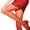 A, variant on Women Pantyhose Ultra-thin See-through Red Mesh High Elasticity High Waist Anti-slip Solid Color Commute Dating Party Mini Skirt Matching Pantyhose